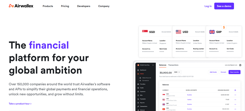 tổng quan về airwallex